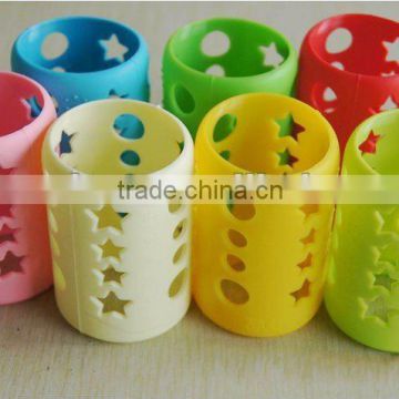 120ml BPA free silicone baby bottle sleeve