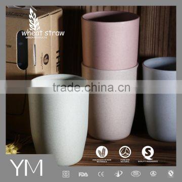 Wheat Straw Eco-friendly pp Plastic Drinking Coffee Water Juice Cup Quality Choice