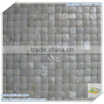 3D wall tile Convex China freshwater mother of pearl river shell mosaic