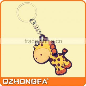 Cute Animal Soft PVC Key Ring