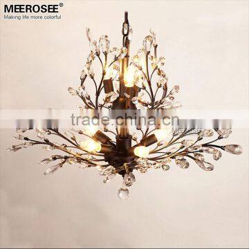 E14 Lightsource Rustic Wrought Iron Chandeliers MD82007