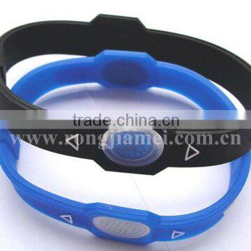 Customize logo sports bracelet for men with hologram