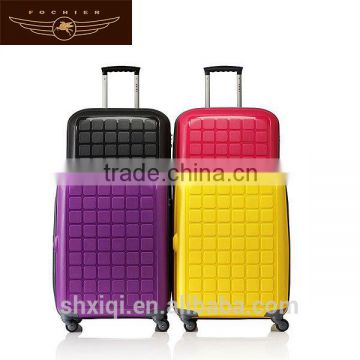 girls zipper cheap abs hard travel luggage waterproof suitcase