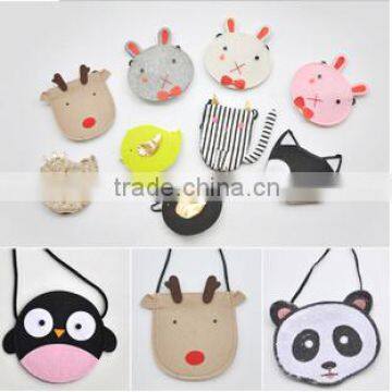 hot sale kids non-woven coin case, decorative and handmade bag for baby