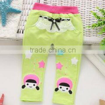 2015 New Style Girl Leggings, Baby Pants With Lace, Cotton Top Quality photo-2