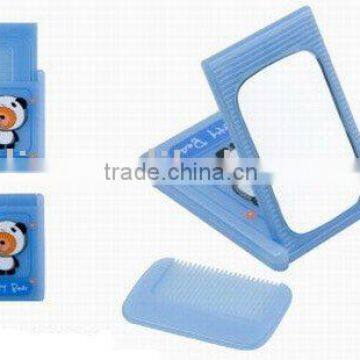 makeup mirror with comb for children gift