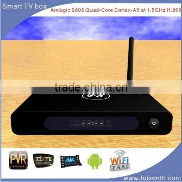 Fully Programmed KODI Quad Core s812 free download google tv box from reliable factory