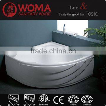 Q113 low cost indoor simple free standing acrylic modern bathtubs