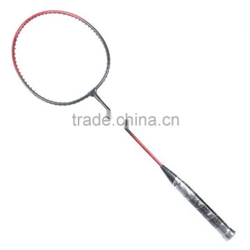 flexible style steel shaft cheap badminton racquet