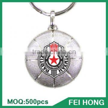 China Supplier Metal Custom Printed American Basketball Team Keychain