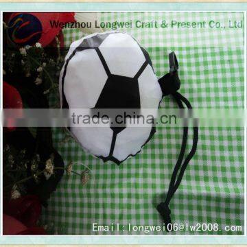 Hot wholesale funny football bag foldable trolley shopping bag