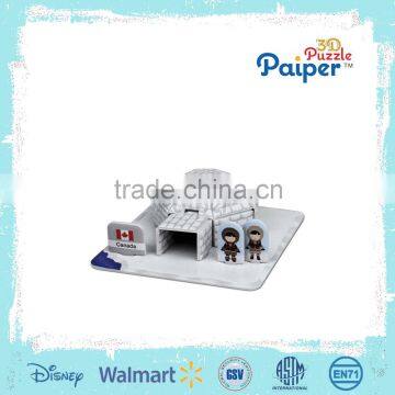 3d puzzle house small toy eva foam puzzle