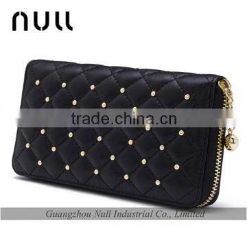 2016 Fashion Trend Zippered Bride Phone Women Leather Wallet photo-3