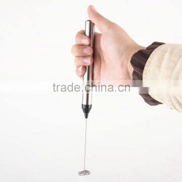 Milk Frother,electric Stainless Steel Milk Frother,battery Operated Hand Blender,mixer Blender, Electrical Coffee Mix, photo-4