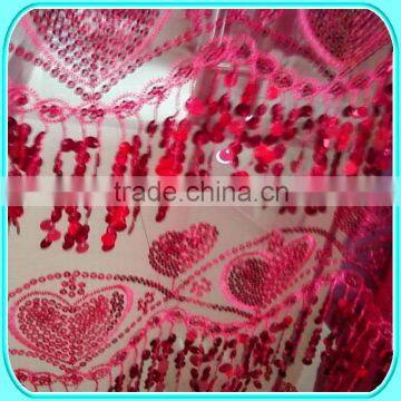 CHEMICAL SEQUIN EMBROIDERY FABRIC