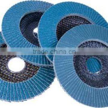 100mm Calcine Alumina Abrasive flap disc for stainless steel cutting/polishing with fiberglass substrate