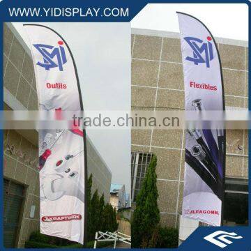 Out door Angled beach flag pole banner Stand