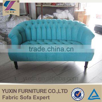 Green Chesterfield Sofa Wood Legs Sofa photo-2