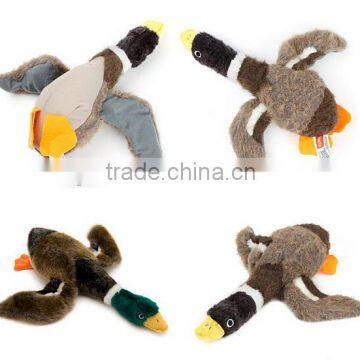 Pet Dog Puppy Stuffed Squeaking Toy Plush Puppy Honking Duck/stuffed duck toys for dog