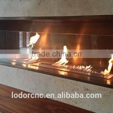 China 1400X250X235mm intelligent alcohol fireplace manufacturer