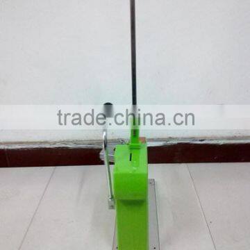 Labor saving clipper machine for sausage or garlic, manual machine, using U711 clips