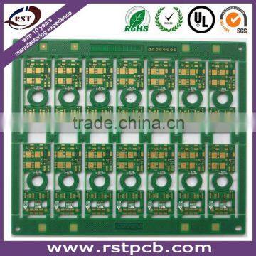 Green Soldermask Pcb Gold Finger for Audio Amplifier