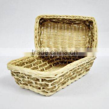 Wholesale rattan core wicker basket