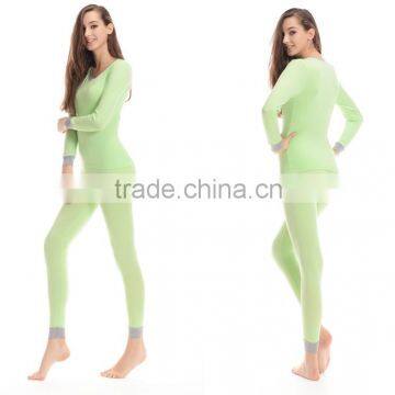 Thin Thermal Slimmimg ladies sexy thermal underwear suit,long johns