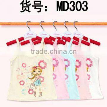 Soft hand feel comfortable girls short camisoles