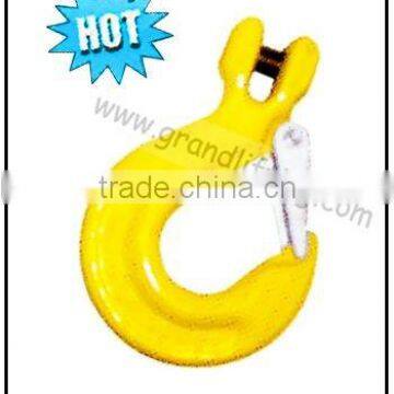 G80 clevis hook with latch 6~22mm