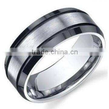 top quanlity cheap wholesale stainless steel finger ring for men o ring tungsten ring