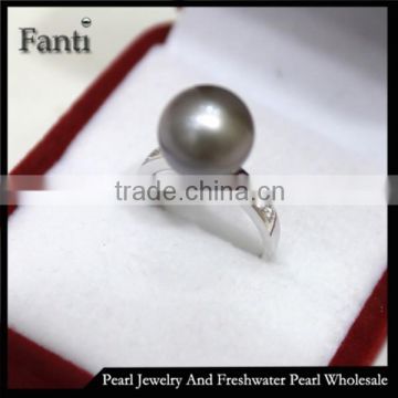 real natural pearl ring real 925 silver ring real sea pearl price