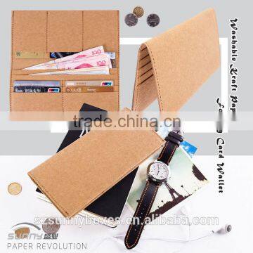 Ultra Thin 9 Card Slots Waterproof Paper Wallet