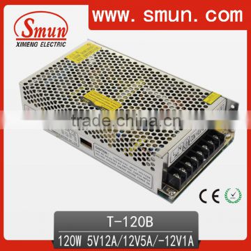 120W 5V 12V -12V Triple DC Power Supply T-120A