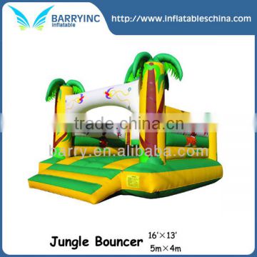 Hot!! jungle inflatable bounce house,custom inflatable bouncer for kids