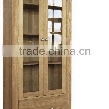 wooden display cabinet oak living room furniture