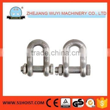 G2150 Alloy Steel Bolt Type Drop-forged D Shackle