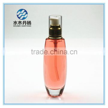 100ml empty lotion pump sprayer glass bottle airless pump bottle