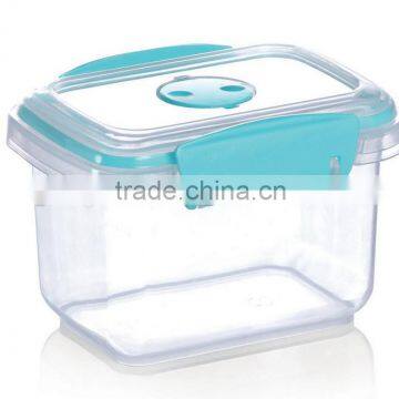 airtight plastic clear lock food container