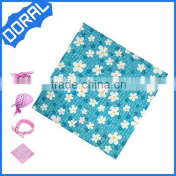 Screen print 100%cotton comfortable soft bandana bibs