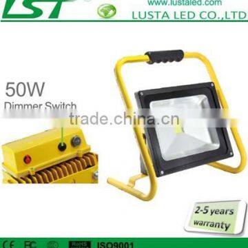 24V LED Flood Light Dimmable IP65 Epistar LED Cordless Work Light Outdoor 50W LED Flood Light Portable