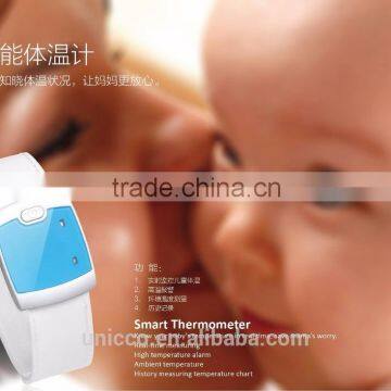 Baby Temperature Tracker Bluetooth wristband Smart Thermometer