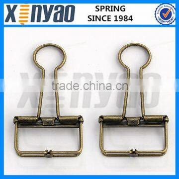 Custom 32mm Antique brass plated binder clip