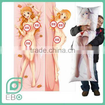 fabrics made pillowcases pillow protector cushion pillow anime body pillow One Piece anime nami naked