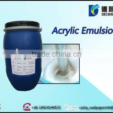 Water based acrylic latex emulsion for printing ink or water based varnish