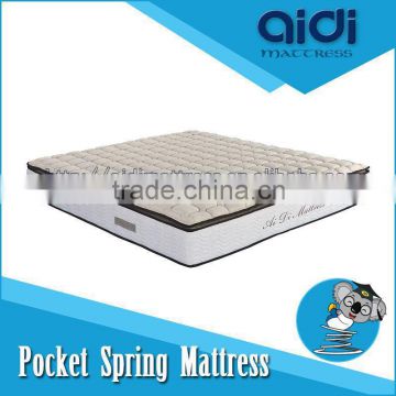 Rollable Compressed Memory Foam King Size Pocket Spring Massage Bed Mattress AI-1312