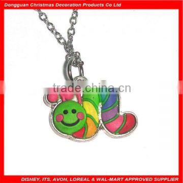 fashion soft PVC & metal necklace for promotion