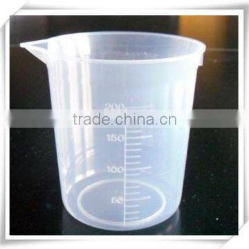 Wholesale cooking tool 200ml pp plastic scale measuring cups mc009