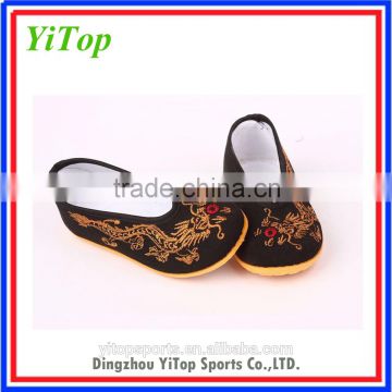 Rubber sole Chinese Traditional martial arts kids kung fu shoes