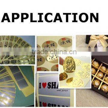 80gsm Backed Glue Self Adhesive Gold Foil Paper